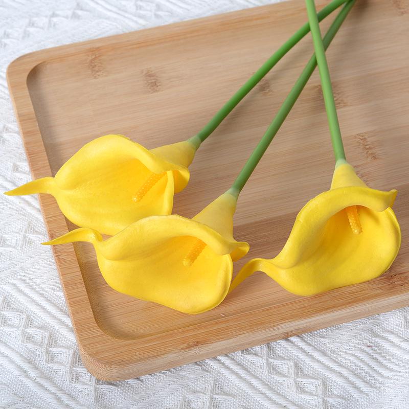 Calla Lily Fiore artificiale per la decorazione della casa, ornamenti per matrimoni