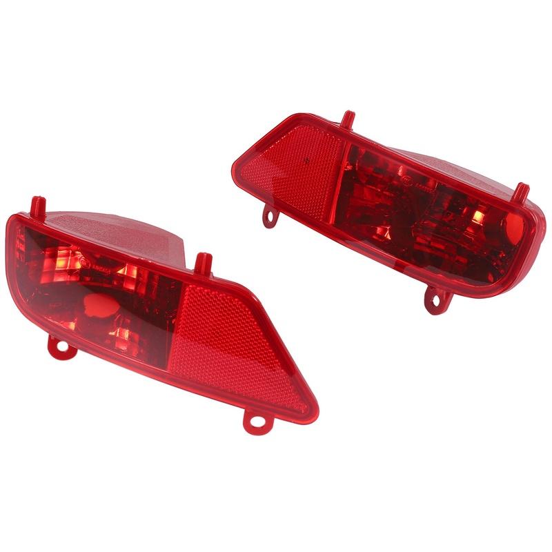 P-Premium-Car Rear Bumper Fog Lights Reflective Lights For 3008 2009 2010 2011 2012 2013 2014 2015 5.0 2 R