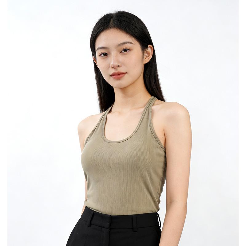 

I-Beam Women s Strappy Tank: Slimming, Breathable, Quick-Dry, Ideal for Large Busts M