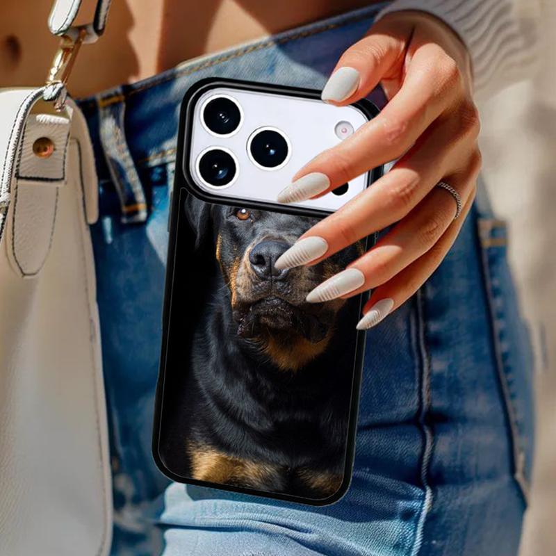 

Rottweiler cute cartoon heart dog Phone Case For iPhone 17 Air 14 15 13 12 Max Cover For Apple 16e 11 Pro Max Plus Coque iPhone 11