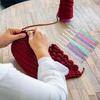 8Pcs 2.5mm-6.0mm Ergonomic Crochet Hook Set Crochet Needle for Beginner Hobbyist Knitting Sweater Scarf Socks Hat Bag
