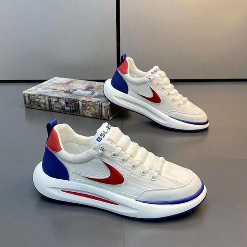 

Модная мужская обувь 2025 года, новые летние дышащие сетчатые спортивные и развлекательные мужские и женские кроссовки для бега, студенческие универсальные маленькие белые туфли 36