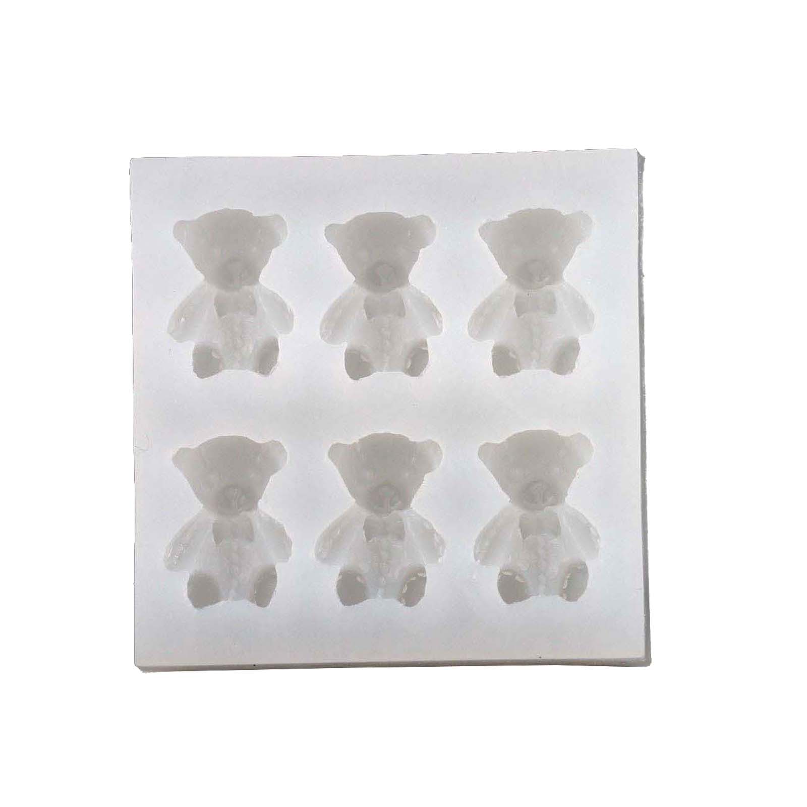 

Силиконовая форма «Медведь» для шоколадной помадки Формы для свечей «Медведь» для изготовления свечей Формы для помадки для украшения печенья 1