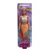 Barbie - poupées sirènes avec cheveux et nageoires colorés et serre-tête hrr05