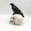 Halloween crow ghost head ornaments Halloween ghost skull party garden resin craftsman