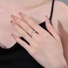Temu New Fashion Adjustable Heart Pet Ring for Women - Niche Design Index Finger Ring