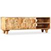 TV Stand Solid Mango Wood 118 X 35 X 40 Cm