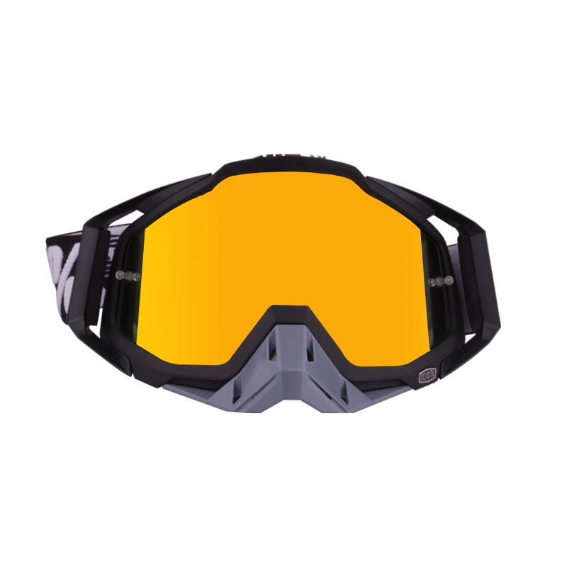 100 Off-Road Motorcycle Goggles with Nose Guard & Windshield Protection for Adults