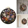 Practical Embroidery Set For Butterfly Designs Sturdy Cotton Fabric Easy Instructions For Hobbyists