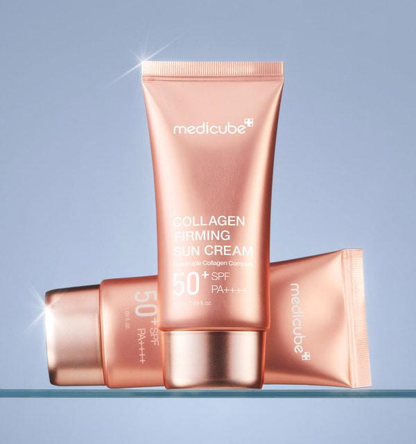 Medicube Collagen Firming Sun Cream Renewal Korean Sunscreen SPF50+ PA++++ Anti Aging Glow Skincare