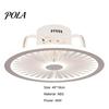 Ceiling Fan Lamp Warm White Light Multifunctional Three Colors Adjustable Modern Minimalist Remote LED Control for Living Room Household Supplies