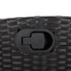 Vidaxl 5-Cz. Garden Furniture Set With Cushions, Black, Poly Rattan