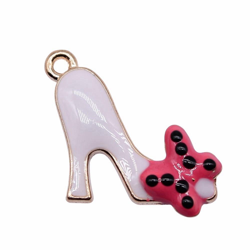 

10шт подвески на высокие каблуки Kc золотого цвета из цинкового сплава 25х15мм