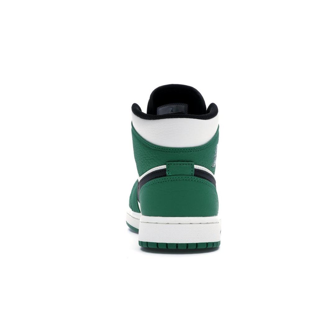 Pantofi sport pentru bărbați Air Jordan 1 Mid Pine Green Sail-Negru 852542-301