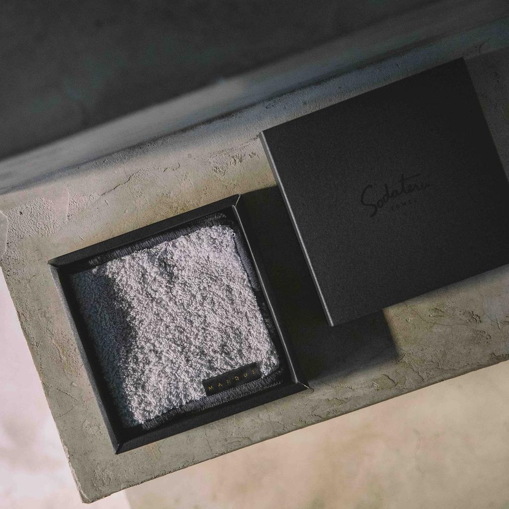 Growing Towel MARQUE Posh Handkerchief (Half Towel) (Griffail (Dark Gray))