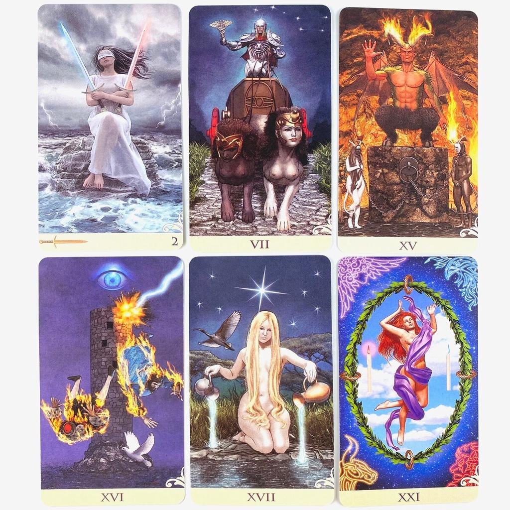 Vice Versa Tarot Kit Fritid Party Brettspill Spådomsfortelling Oracle Cards