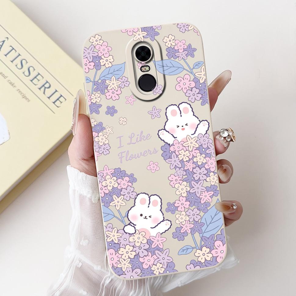 Husă Colorată cu Model Pentru Xiaomi Redmi 5 Plus Note 5 Subțire Huse din Silicon Moale Pentru Redmi5 Plus (Redmi Note5) Coperta Coque