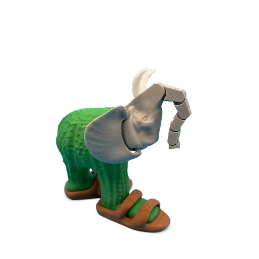 Large Articulated Figure 3D Printing Desktop Figurine Tungtungsahur Tung Tung Tung Sahur Action Figure Creative Desktop Ornament