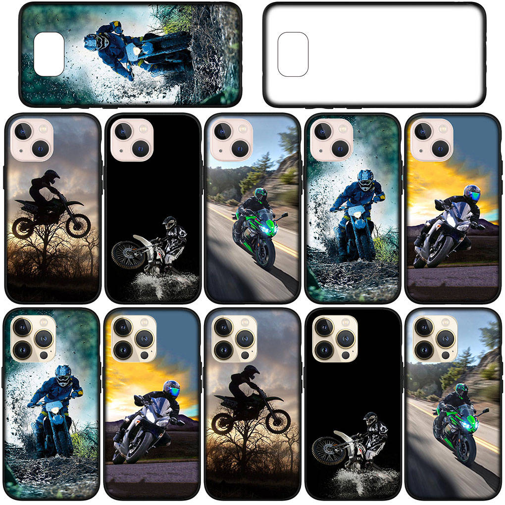 Pro Samsung Galaxy S24 S23 iPhone 16 15 14 Xiaomi Redmi Note 13 12 11 8 Plus 9 Pro Max X XR Pouzdro na telefon Moto Cross Motocykl Sportovní Mobil OPPO Huawei