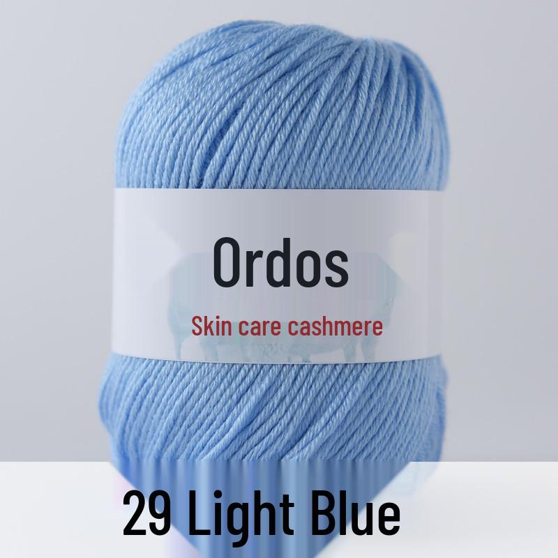 Genuine Baby Cashmere Yarn: Hand-Knitted Scarf for Infants & Toddlers, Medium Thick Milk Cotton for Crochet.