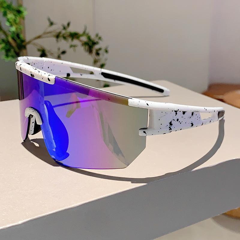 New in Fashion Men's Goggle Outdoor Brand Sports Sunglasses Oversize Decoration Women's Sun Glasses for Driving Cycling