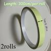 2 Rolls of Glow Tape, Long-Lasting Fluorescent Tape, Suitable for Outdoor Sports, Nighttime Decoration, And Home Marking