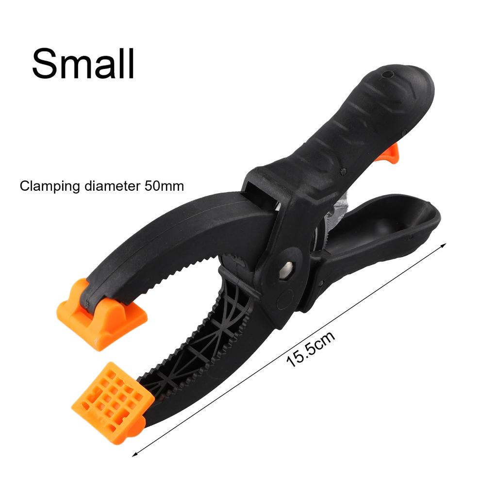 1pc 6/8 Inch Ratcheting Hand Clamps Jaw Opening Clamping Force Small Large Gluing Securing Clamp Carpentry Presses Hand Tool