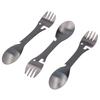 3Pcs Set Outdoor Multifunctional 5 in 1 Knife Spoon Fork Bottle Can Opener Utensil