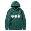 Chiikawa Self-mocking Bear Anime Couple Hoodie Fleece Lined Womens Casual Winter Hooded Sweatshirt
