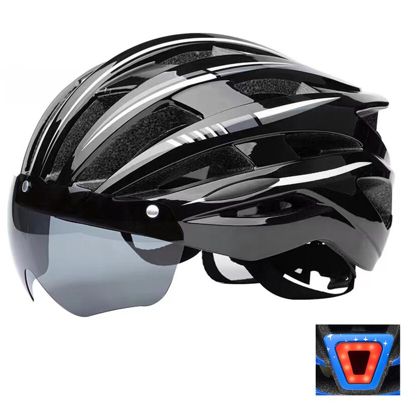 Lishi Magnetic Cycling Helmet with USB Taillight