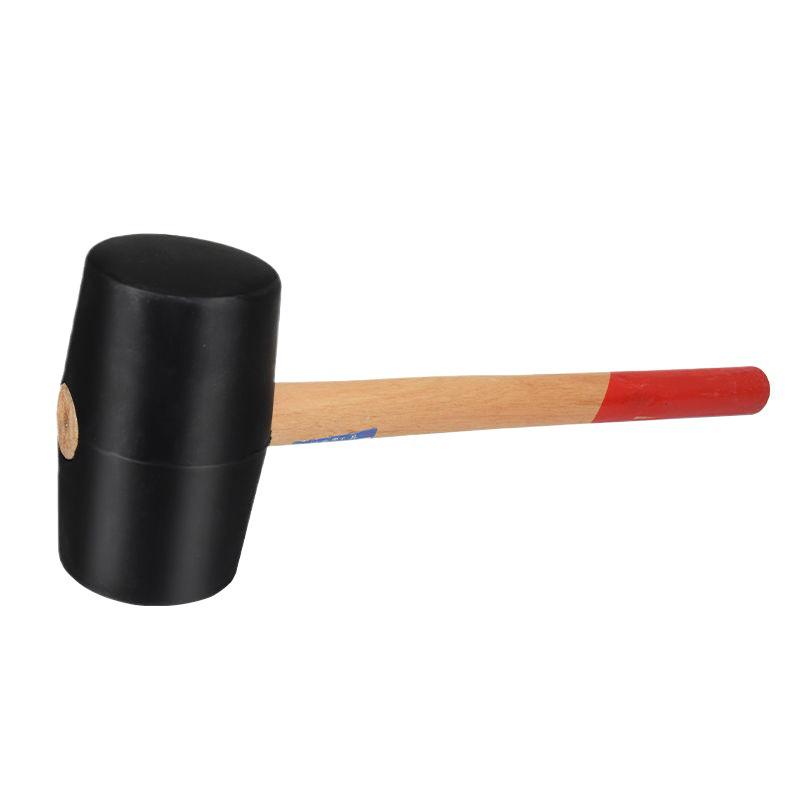 Rubber Mallet with Wooden Handle for Tile and Leather Installation