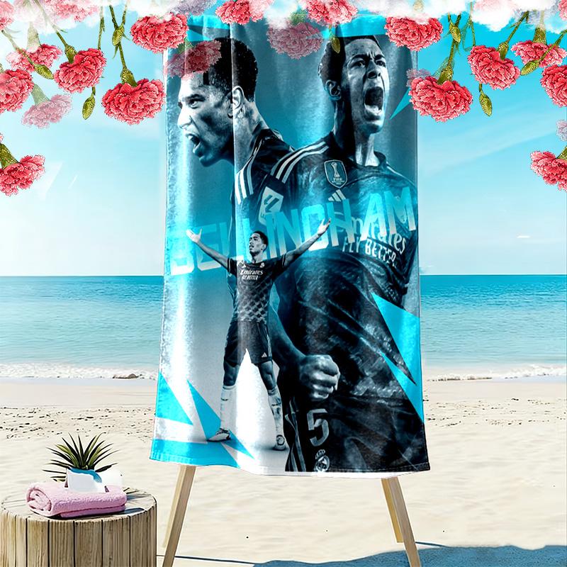Bellingham Shines England'S Future Star Beach Towel Soft Portable For Travel Seaside Swim Absorbent Bath Towel Beach Towel