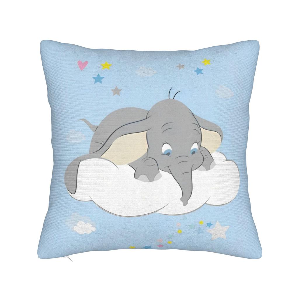 Dumbo Cartoon Throw Pillow Cover Polyester Throw Pillow Disney , Fashion Cushion Covers