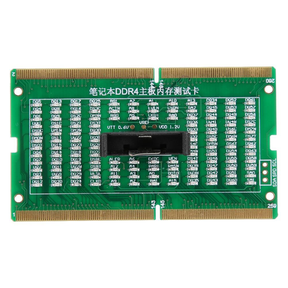 SO DIMM Analyzer Diagnostic Tester Post Test Card for PC Laptop Desktop DDR234 With Light