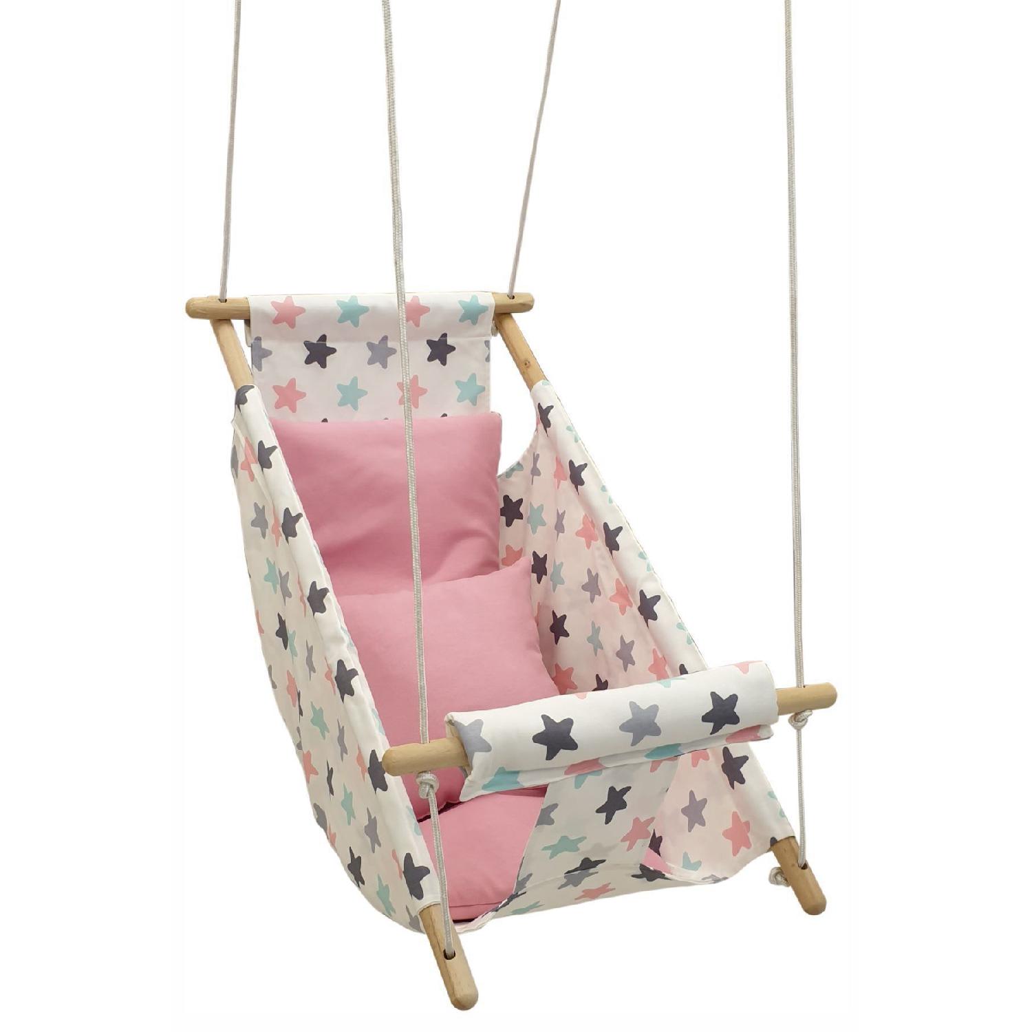 

Mint-pink Star Pink Combination Sleep Swing