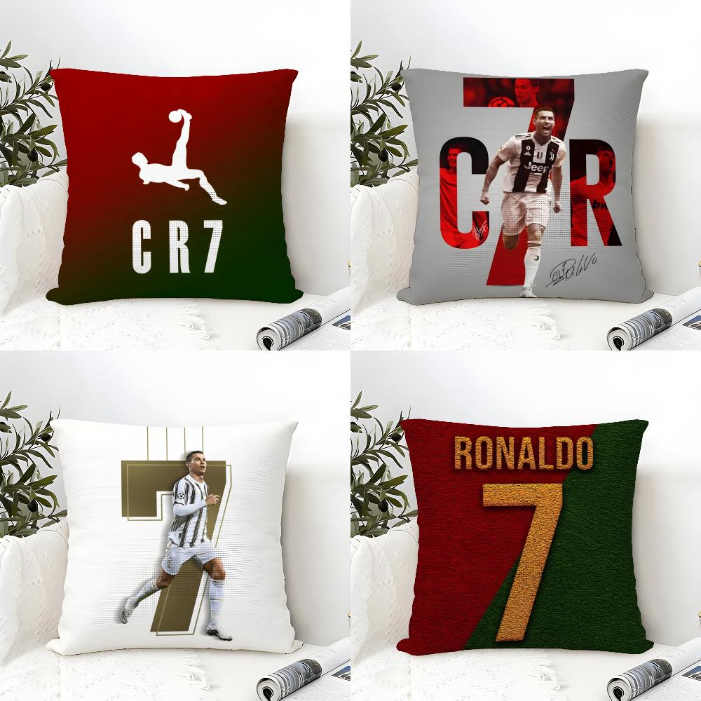Cristiano Ronaldo Fall Pillow Case Linen Cushion Covers For Decorative Sofa Home Pillows Case Car Chair Pillows Cases