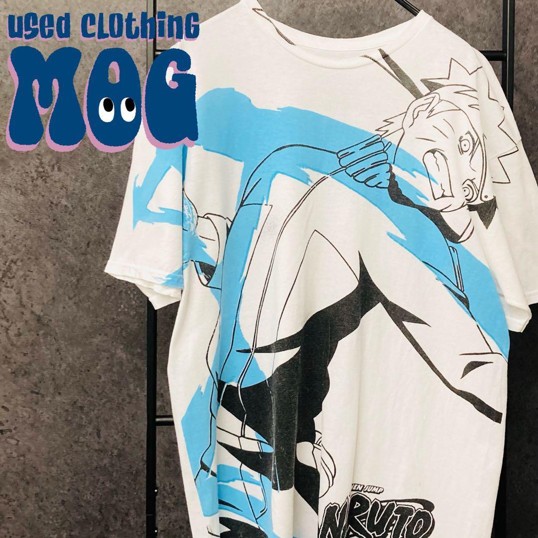 

[USED] Rare US Vintage Naruto Anime Character Print T-Shirt, Men s, Size XL