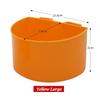5Pz Tazza di Plastica Mangiatoia per Uccelli Domestici Ciotola Cibo Acqua Pappagallo Ciotola Alimentazione a Sospensione Mangiatoia a Canale Tazza Anti-schizzi Mangiatoia Gabbia Piccioni Forniture