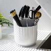 Cutlery Storage Rack Large Capacity 360-degree Rotation Chopsticks Fork Spoon Container Home Supplies
