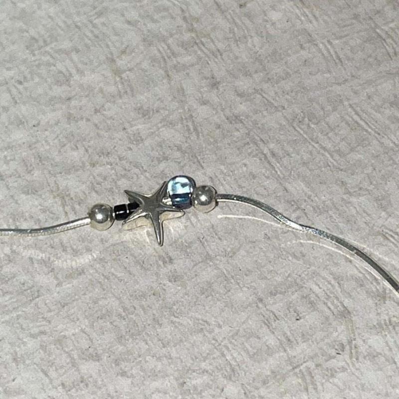 Blue Star Bracelets Simple and Elegant Alloy Star Wristband Minimalist and Chic Star Charm Handchain Fashion Jewelry