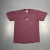 Vintage 90er Jahre Plum Island Grill Sardinen Single Stitch T-Shirt Lila Medium VTG