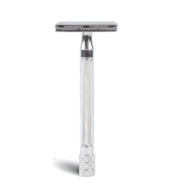 Double Edge Safety Razor for Men, with 10 Safety Razor Blades, Single Blade Razor, Reusable Travel Essentials Men Razor