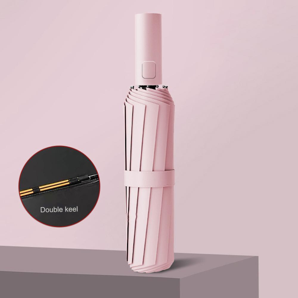 

Усиленный зонт с 24 спицами, мужской деловой прочный и долговечный ветроустойчивый зонт, солнцезащитный зонт с защитой от УФ-лучей, женский для солнечной погоды