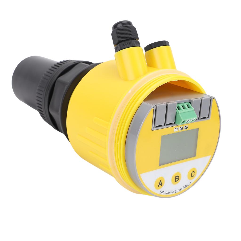 LCD Water Level Sensor Compact Integrated Digital Ultrasonic Level Meter Water Proof Intelligent for Power Generation