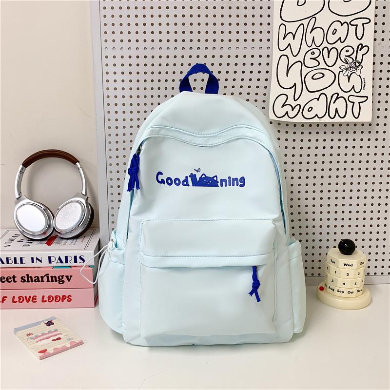 Junior School Sstudent Schoolbag Women Campus Backpack Print Large Capacity Backpack
