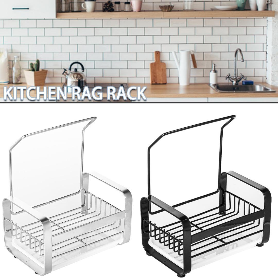 

PDTO Кухонная раковина Caddy Организатор Организатор Держатель губки из нержавеющей стали Инструмент