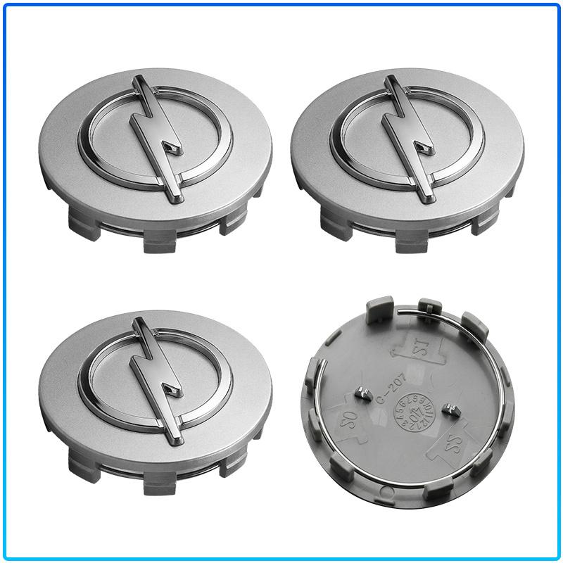 For Opel Crosa D Astra H Insignia Astra J Zafira B Mokkaastra Vivaro Astra G 4Pcs 56mm Car Wheel Center Caps Hub Cap Covers Emblem