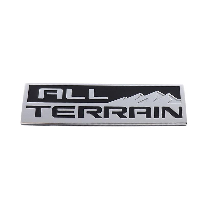3D Car Styling ALL TERRAIN for Car Hood Fender Trunk Rear Bonnet Nameplate Decal Emblem Badge Sticker