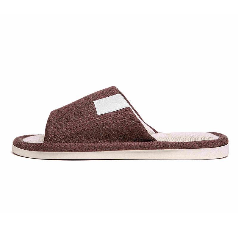 Linen Sandals: Breathable, Non-Slip Cotton Slippers for Women’s Indoor Summer Comfort