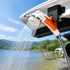 RV Camper Van Outdoor Shower Clip Lift-Up Tailgate Shower Holder With Sturdy Buckle Simple Installation For Camping Road Trips